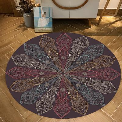 Tapis Rond Prune | Mon Tapis Rond