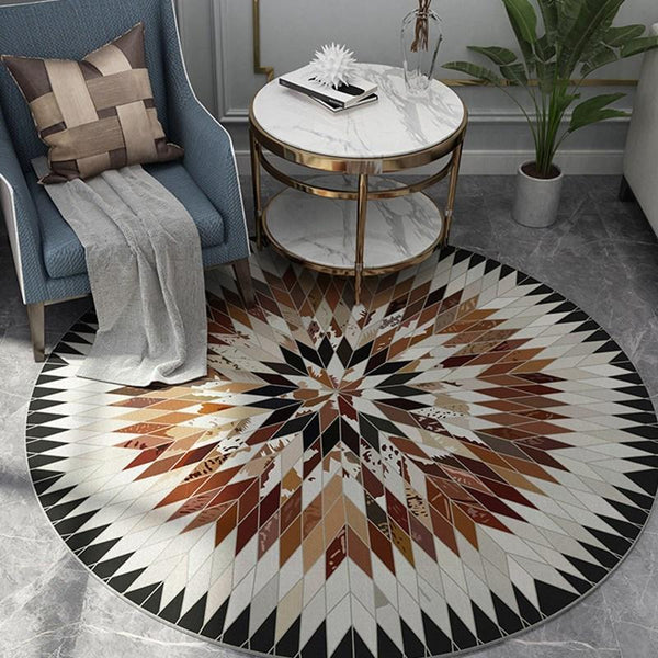 Tapis Rond Style Scandinave | Mon Tapis Rond