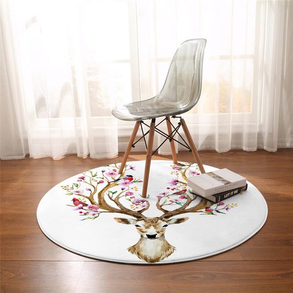 Tapis Rond <br> Renne