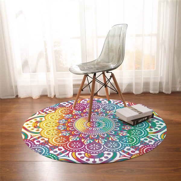 Tapis Rond Art Mandala