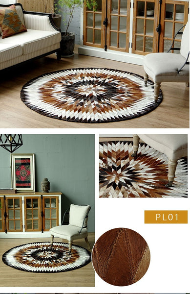 Tapis Rond Patchwork