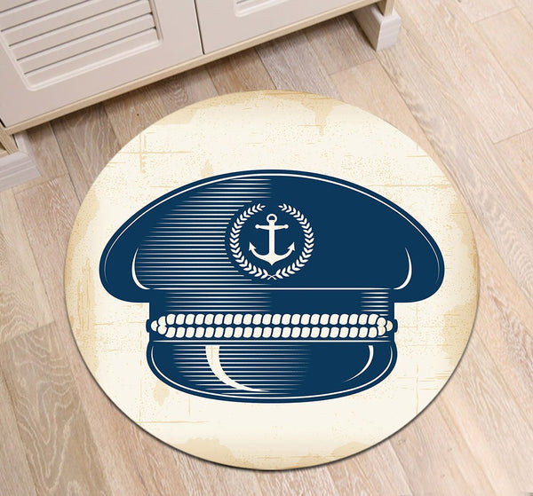 Tapis Rond Casquette Capitaine