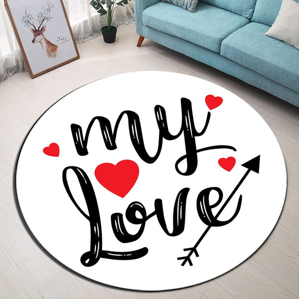 Tapis Rond My Love