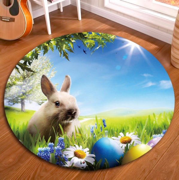 Tapis Rond Campagne
