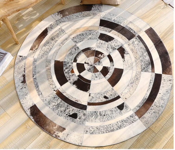 Tapis Cuir Rond