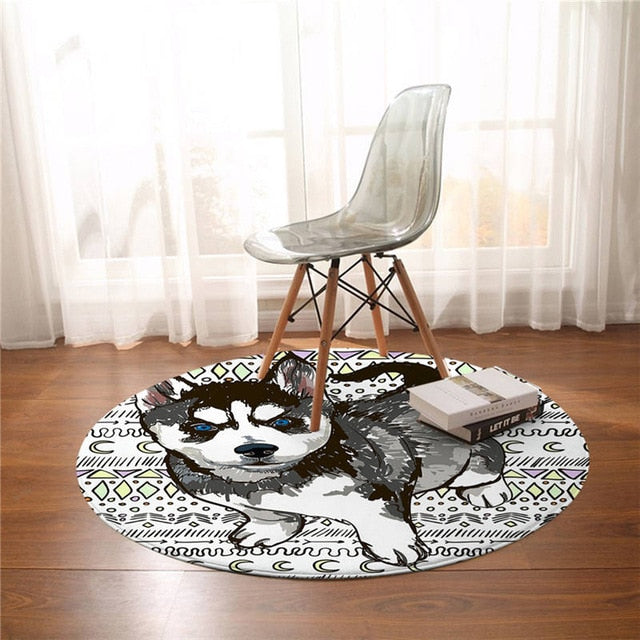 Tapis Rond Chien