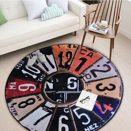 Tapis Rond Vintage