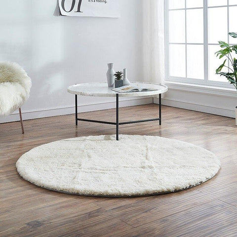 Tapis Rond en Laine