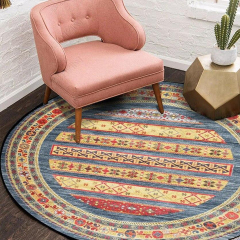 Tapis Rond Contemporain