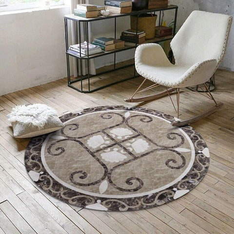 Tapis Rond Baroque