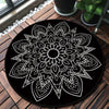 Tapis Rond Anthracite | Mon Tapis Rond