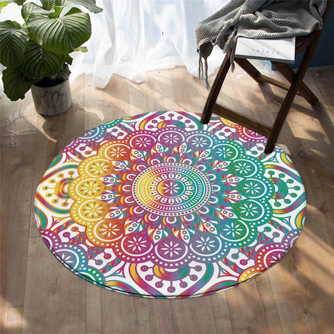 Tapis Rond Mandala