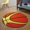 Tapis Rond Ballon De Basketball | Mon Tapis Rond