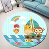 Tapis Rond Bateau Des Animaux | Mon Tapis Rond