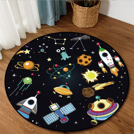 Tapis Rond Bébé Garçon | Mon Tapis Rond
