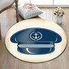Tapis Rond Casquette Capitaine | Mon Tapis Rond