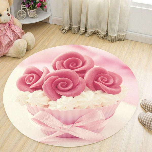 Tapis Rond Chambre Fille | Mon Tapis Rond