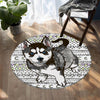 Tapis Rond Chien | Mon Tapis Rond