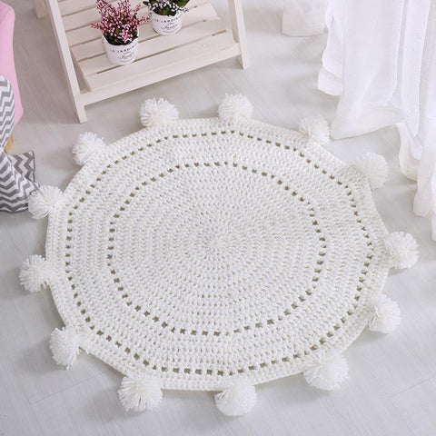 Tapis Rond en Acrylique