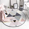 Tapis Rond Fille Triangle | Mon Tapis Rond
