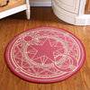 Tapis Rond Fushia | Mon Tapis Rond