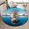 Tapis Rond Glaciaire | Mon Tapis Rond