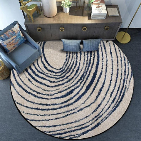 Tapis Rond Berbère