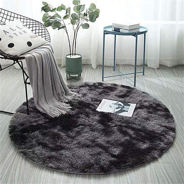 Tapis Rond 150cm Fausse Fourrure ORINOVA - Doux Et Moelleux Pour Chambre Et Salon