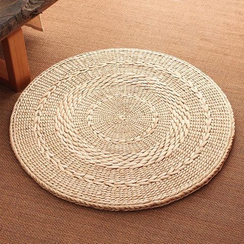 Tapis Rond en Paille