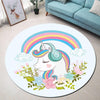 Tapis Rond Petite Fille | Mon Tapis Rond