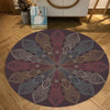 Tapis Rond Prune | Mon Tapis Rond