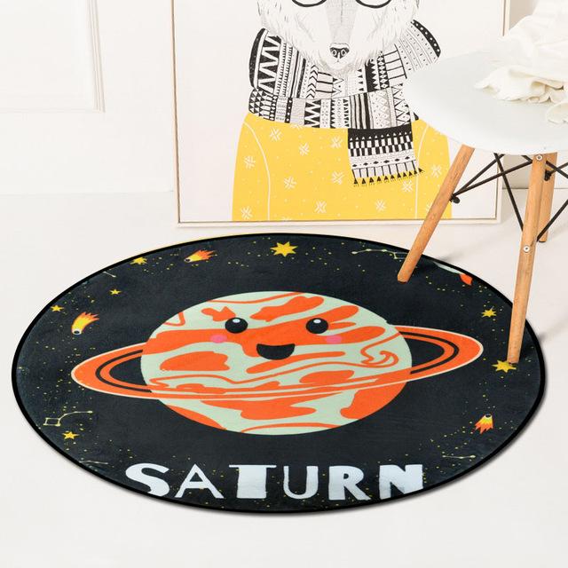 Tapis Rond Saturne | Mon Tapis Rond