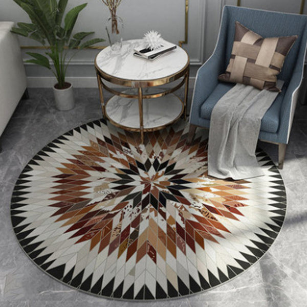 Tapis Rond Style Scandinave