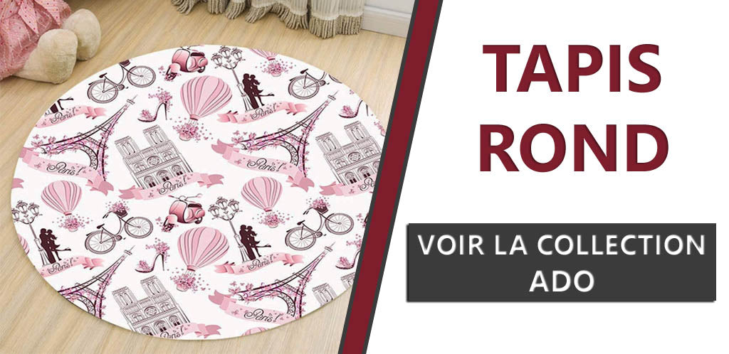 Collection tapis ronds ados