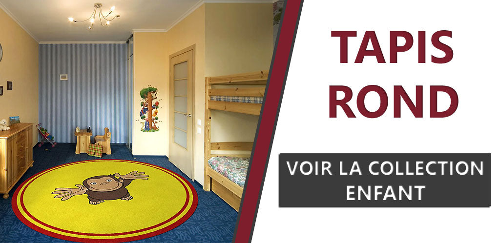 Collection de tapis ronds pour enfants