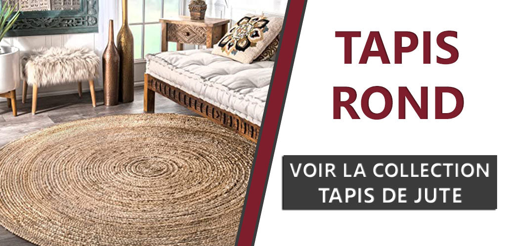 Collection Tapis Rond de Jute
