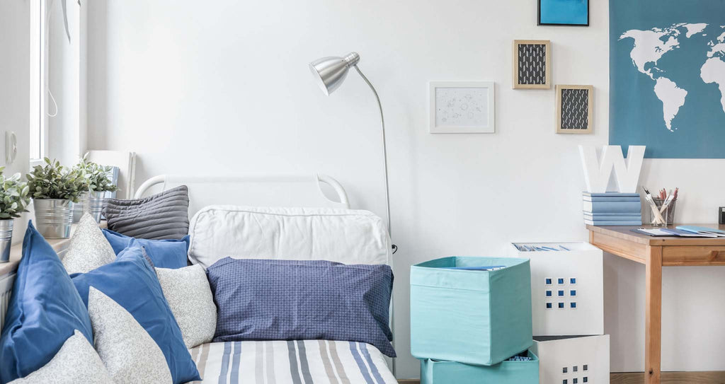 Chambre Ado Garçon Bleu et Blanc