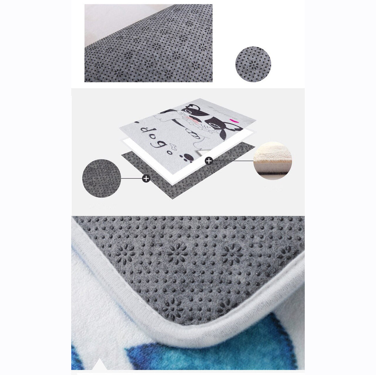 Tapis Rond Bouledogue – Image 2