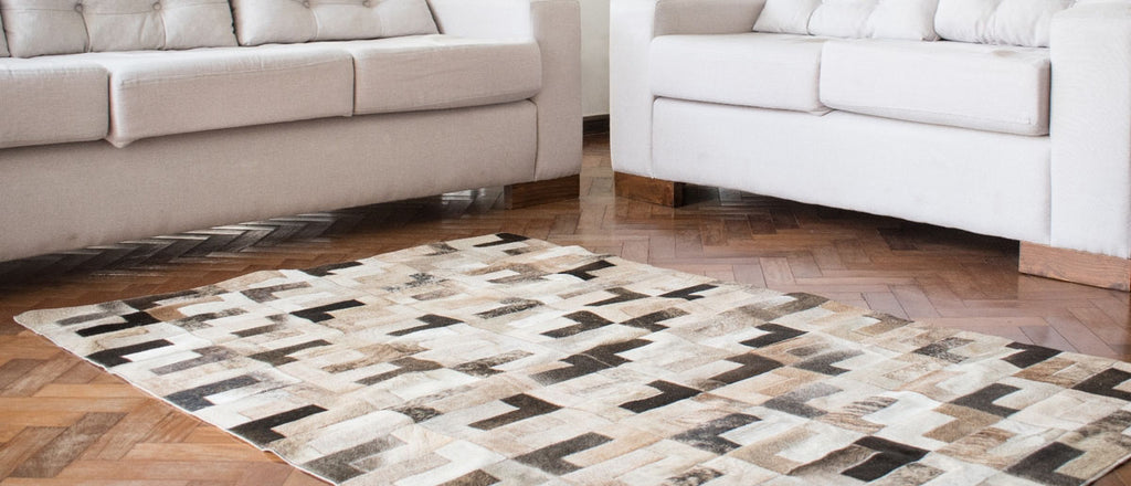 Tapis En Peau De Vache Luxueux