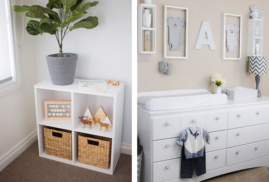 Aménagement et rangement des meubles de la chambre de l'enfant