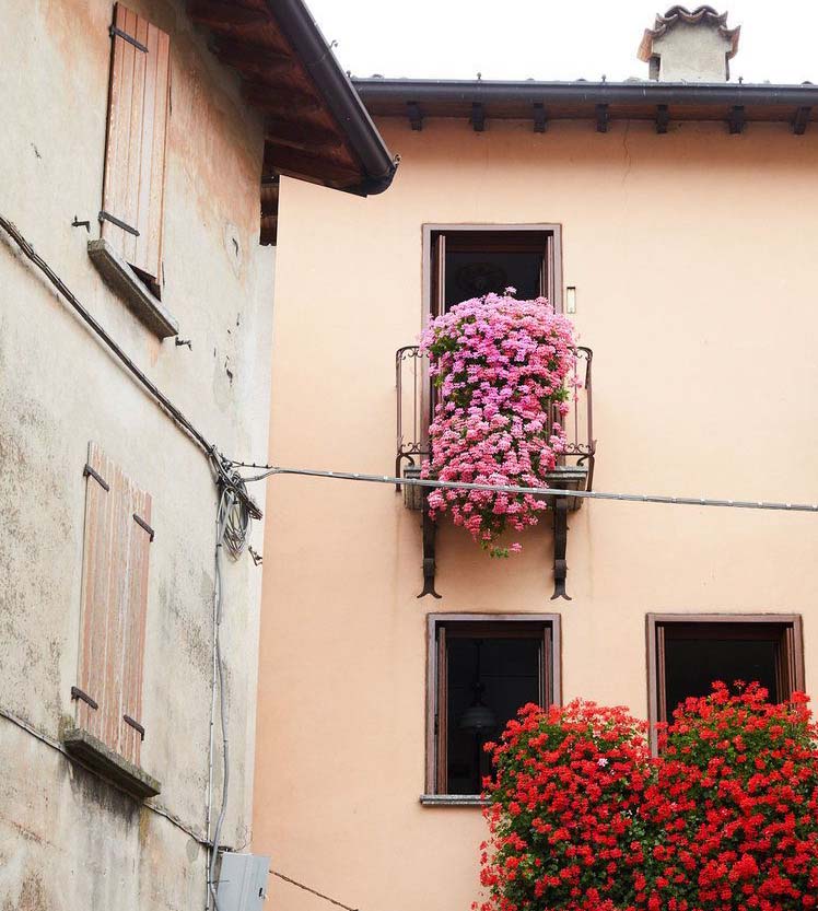 Petit balcon fleuris