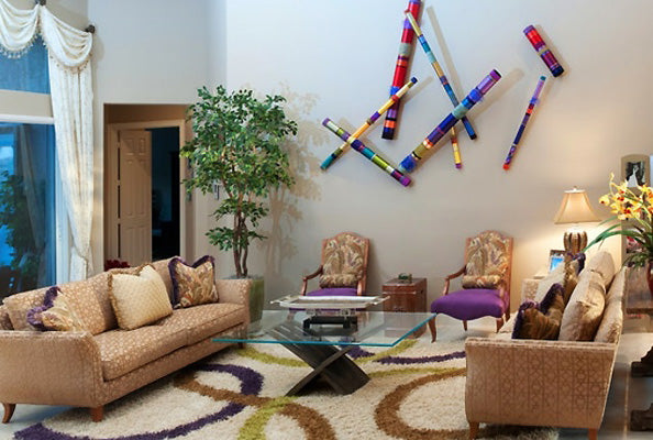 Bambous Multicolores pour décorer la maison