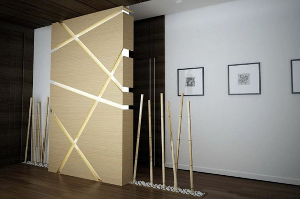 Tiges de Bambou en design moderne