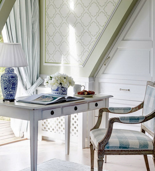 Bureau avec décoration de style Scandinave