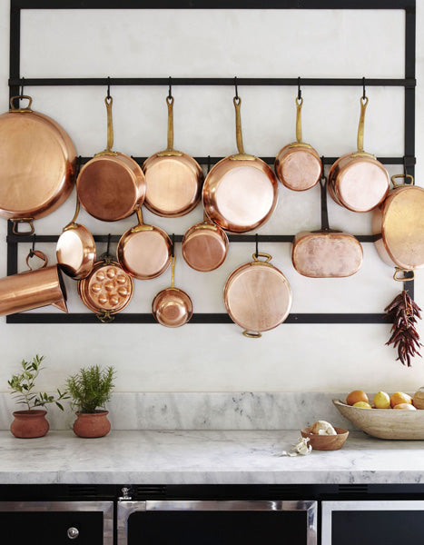 Casseroles en cuivre