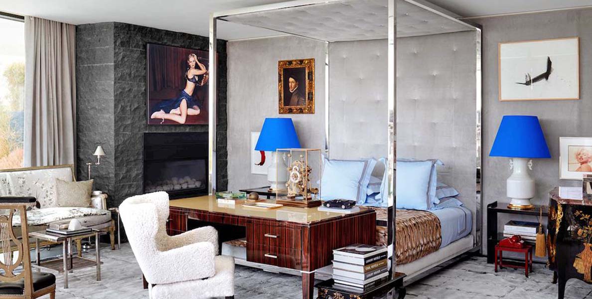 Chambre avec auvent de lit pour une déco splendide
