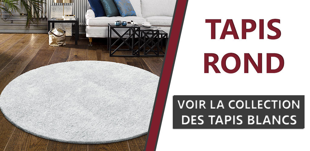 Collection Tapis Ronds Blancs