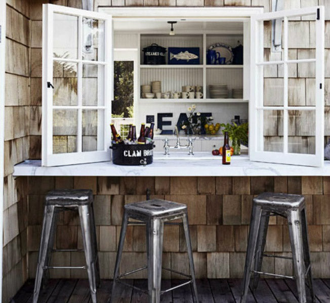 Armoire de bar en extérieur pour l'été