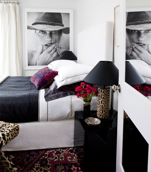 Déco Bohème en noir et blanc