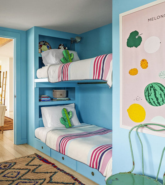 Déco chambre thème fruits et plantes exotiques